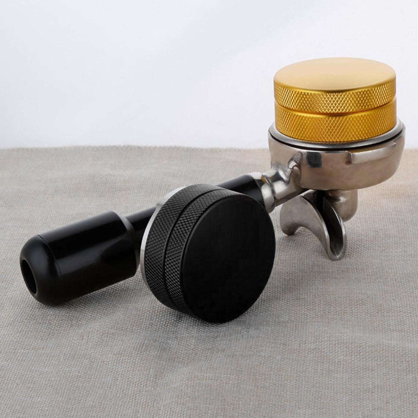 Coffee Distributor Leveler Tool Espresso Coffee Distribution Tamper 58mm Black
