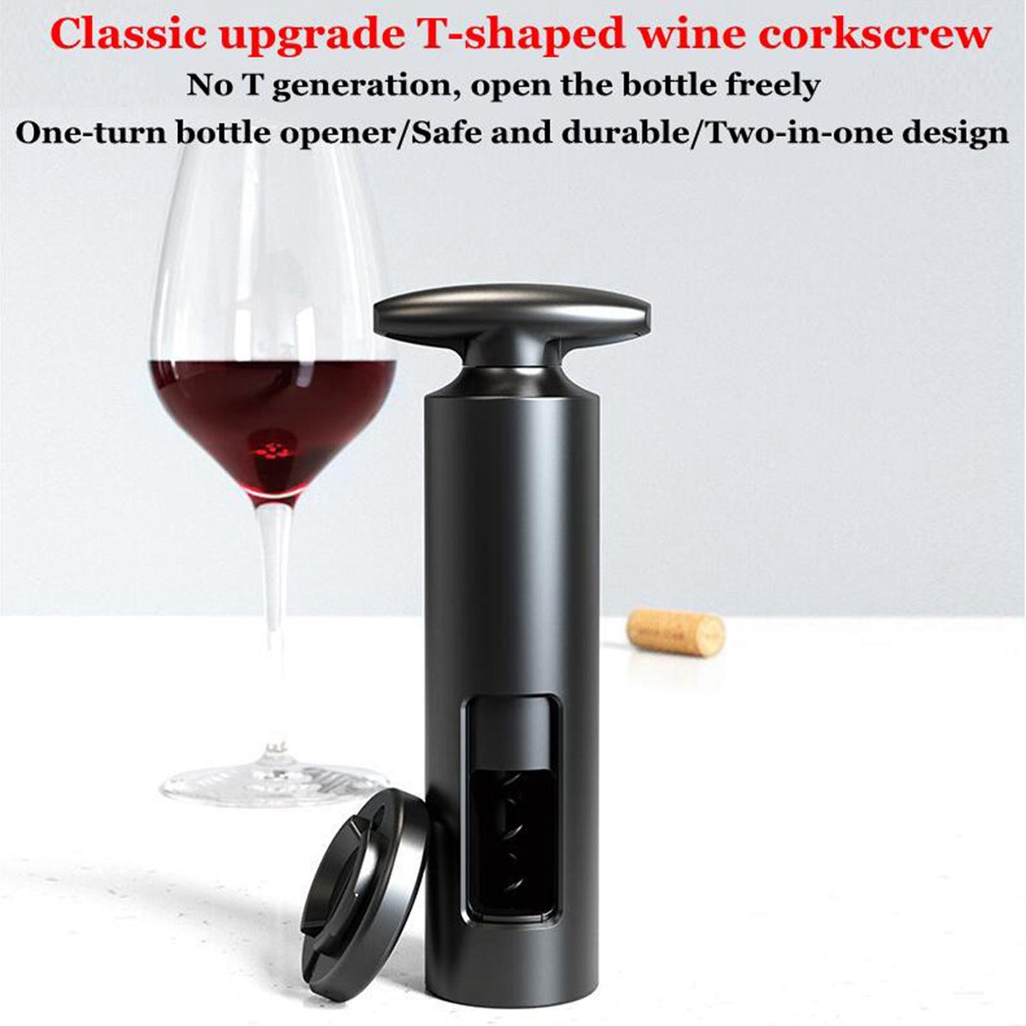 Wine Opener Manual Corkscrew Bottle Opener for Home Party Bar Accessories