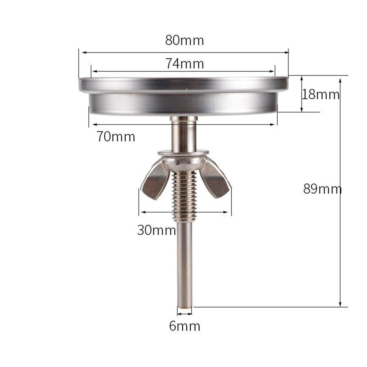 Barbecue Thermometer Oven Pit Temp Gauge BBQ Smoker Grill Temperature