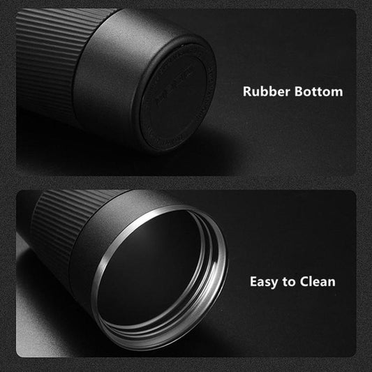 Coffee Mug Hot & Cold Beverage Drinks Leak-proof Travel Mug 380ml Black