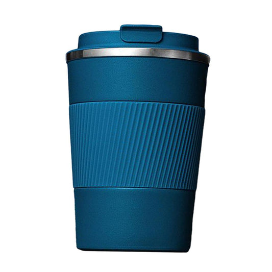 Coffee Mug Hot & Cold Beverage Drinks Leak-proof Travel Mug 380ml Blue