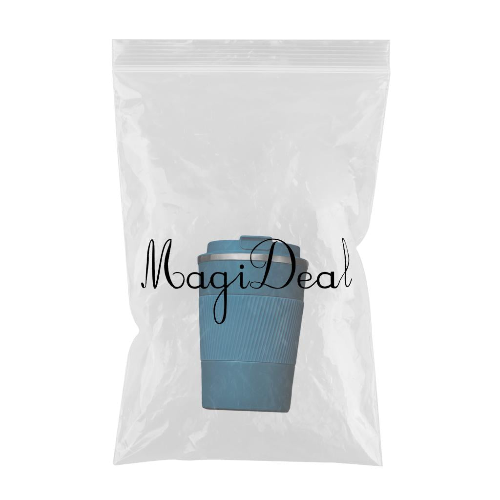 Coffee Mug Hot & Cold Beverage Drinks Leak-proof Travel Mug 380ml Blue
