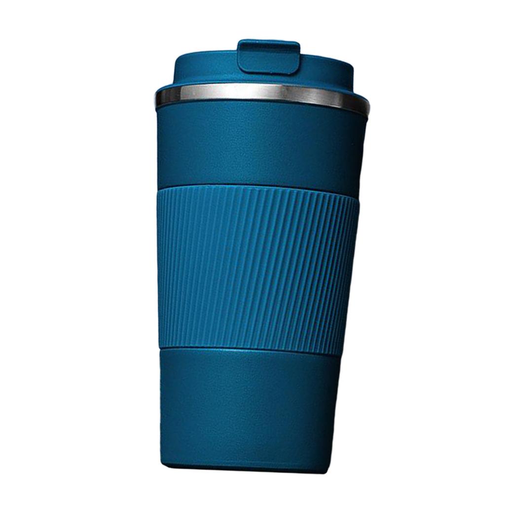 Coffee Mug Hot & Cold Beverage Drinks Leak-proof Travel Mug 510ml Blue