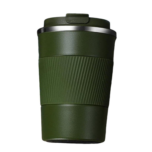 Coffee Mug Hot & Cold Beverage Drinks Leak-proof Travel Mug 380ml Green