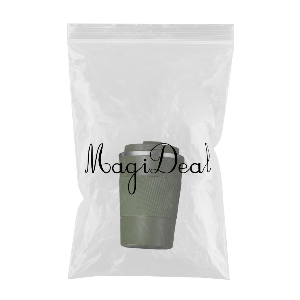 Coffee Mug Hot & Cold Beverage Drinks Leak-proof Travel Mug 380ml Green