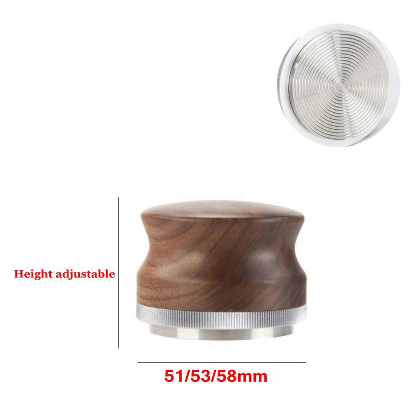 Coffee Tamper Tools Press Level Espresso Tamper Unbiased with Anti Pressure 51mm Style2