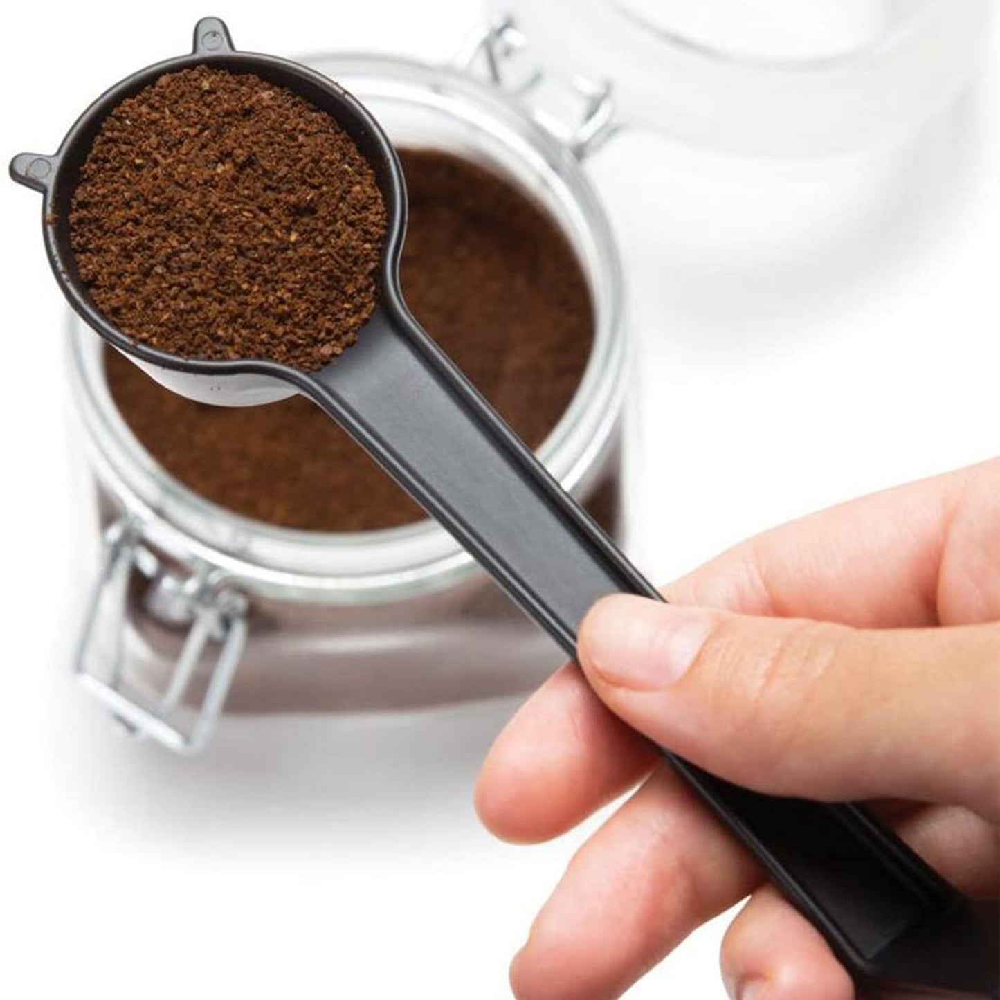 Creative 10ML Coffee Measuring Spoon Tablespoon Sugar Tea Plastic Scoop