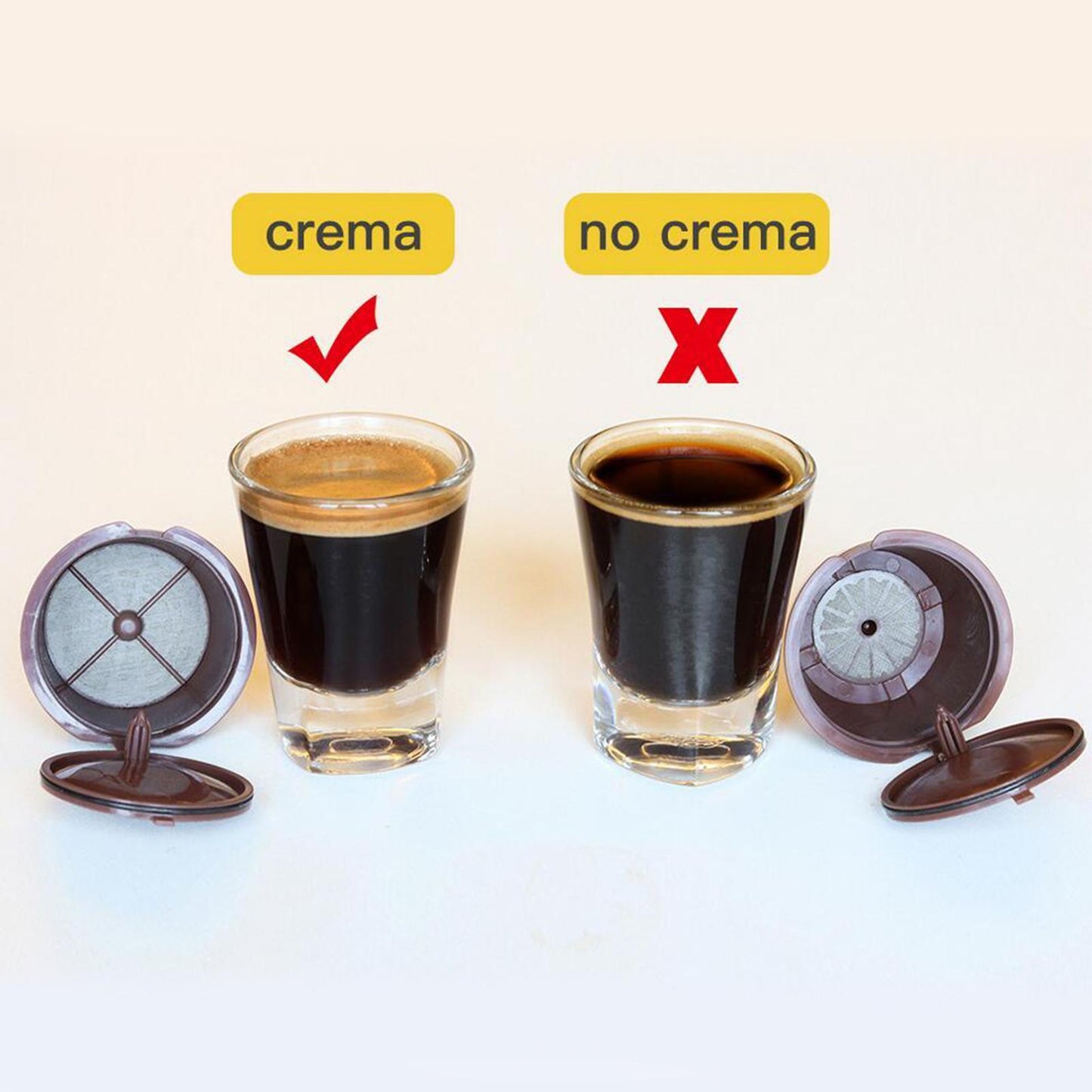 Reusable Basket Coffee Filter Reusable Basket Filter Coffee Basket Filter Brown