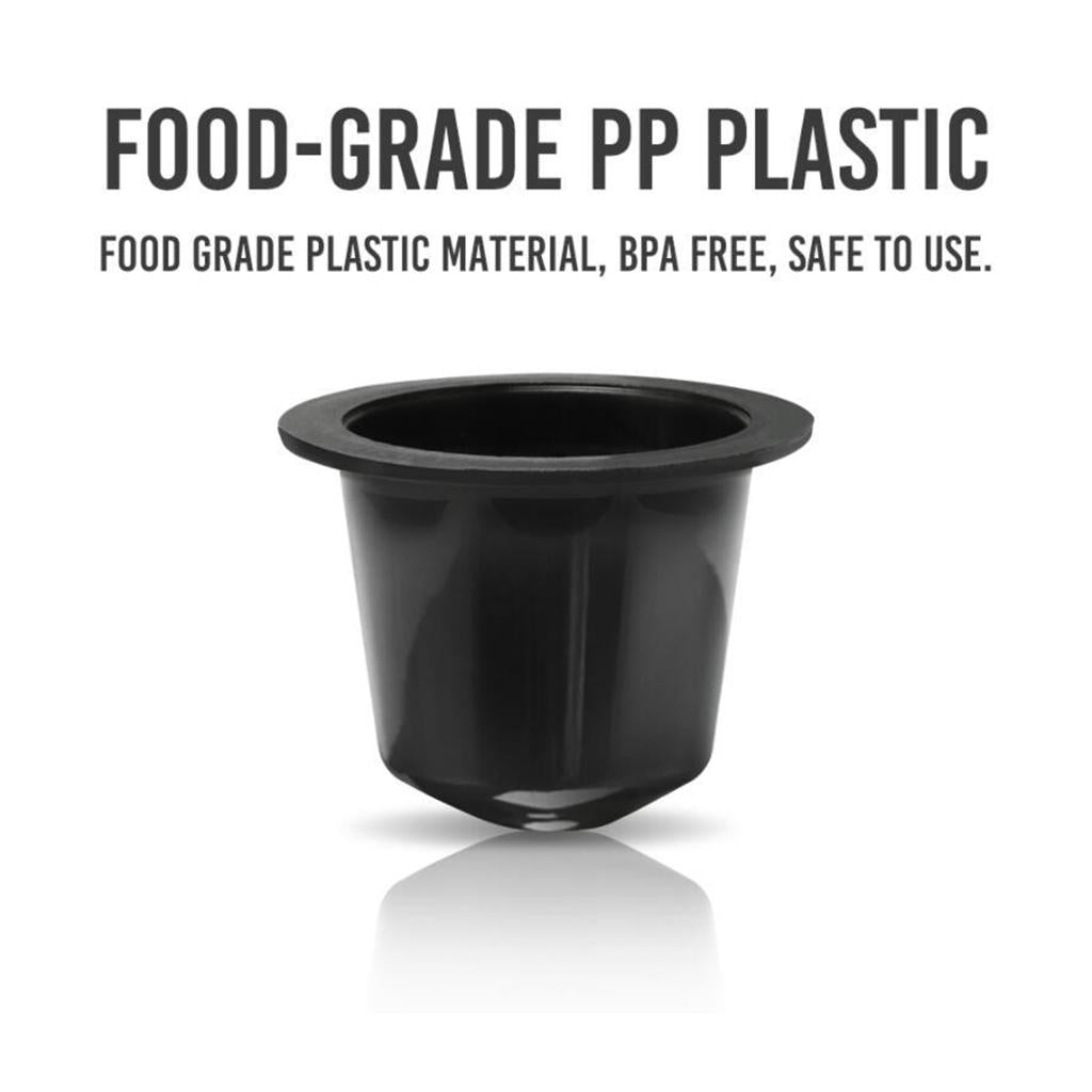60x Coffee Capsule Cup Espresso Filter Coffee Machine for Home Black