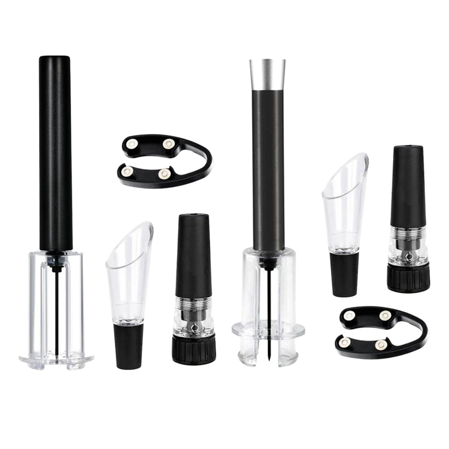 Air Pressure Wine Opener Bottle Opener Vacuum Corkscrew Kit Kitchen Style 1