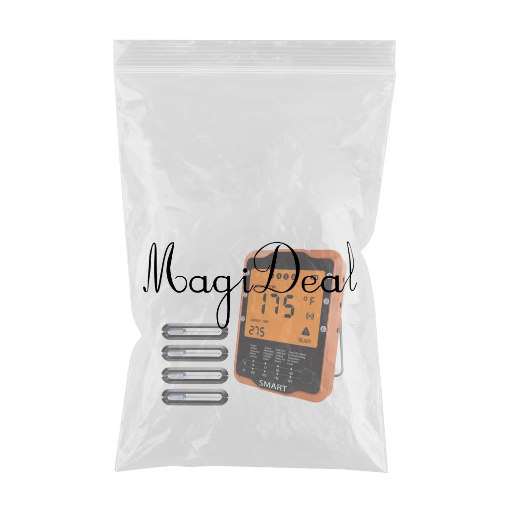Digital Instant Read Meat Thermometer Cooking Wireless Bluetooth Thermometer 4 Probes