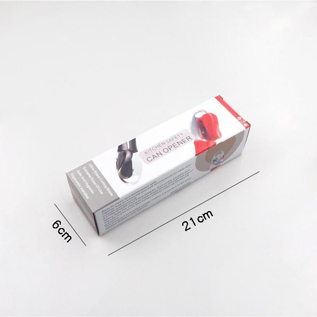 Stainless Manual Can Opener Bottle Openers Jars Tin Opener Food Safety red