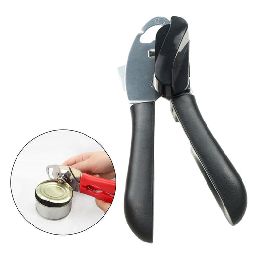 Stainless Manual Can Opener Bottle Openers Jars Tin Opener Food Safety black