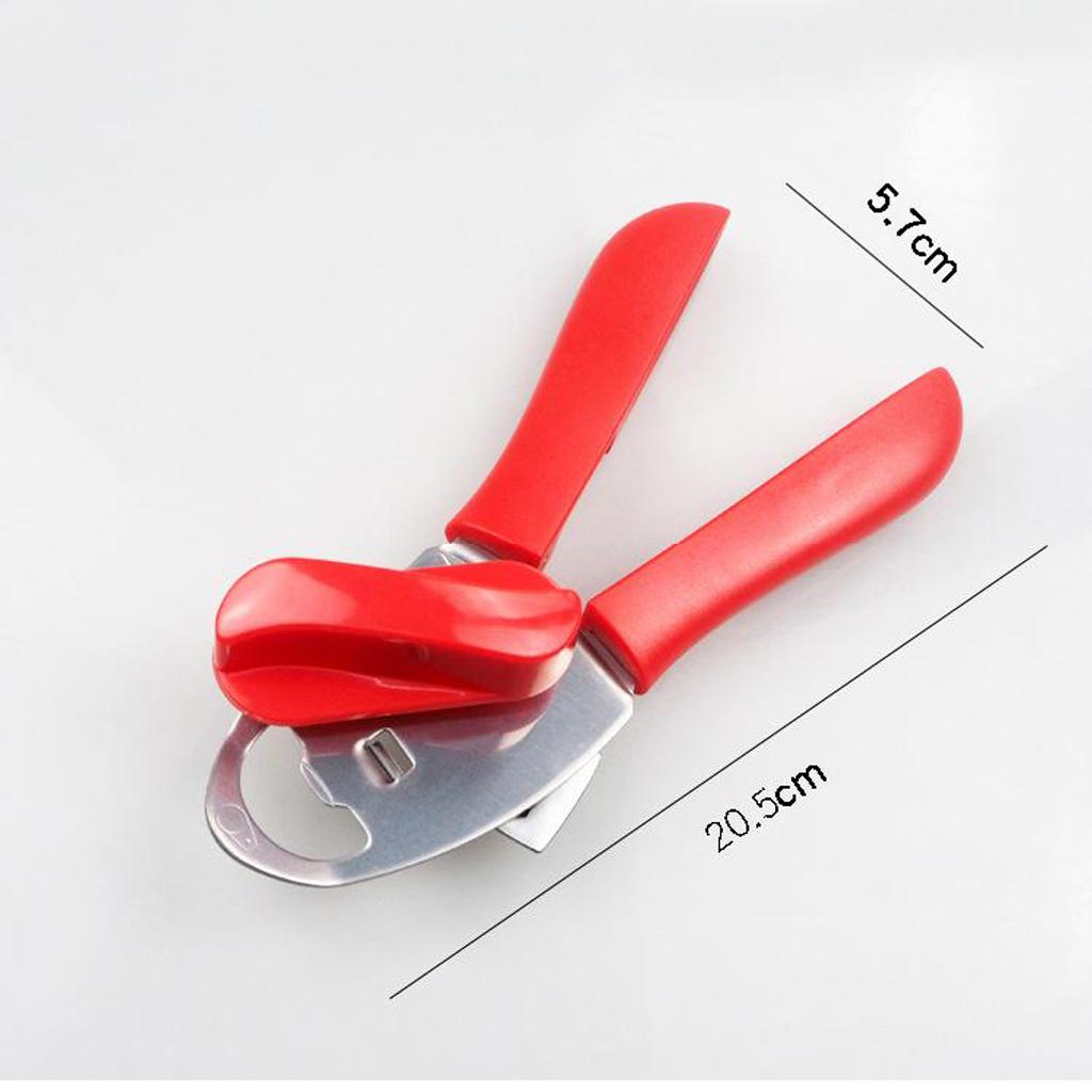 Stainless Manual Can Opener Bottle Openers Jars Tin Opener Food Safety black