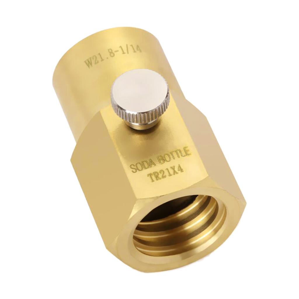 CO2 Refill Adapter TR21-4 to CGA320/ W21.8 Connector TR21-4 to W21.8