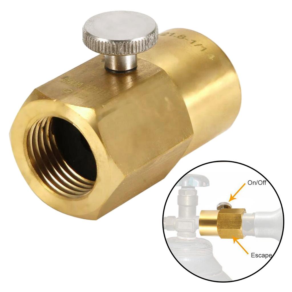 CO2 Refill Adapter TR21-4 to CGA320/ W21.8 Connector G0.5 to W21.8