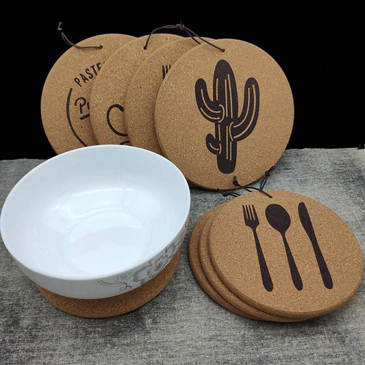 4x Placemat Heat Resistant Cup Mats Pot Bowl Placemats for Home Tool Style 1