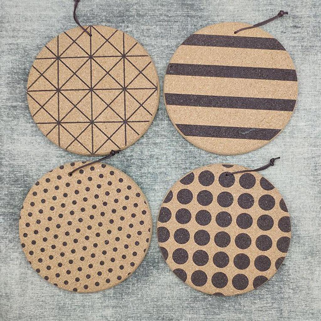 4x Placemat Heat Resistant Cup Mats Pot Bowl Placemats for Home Tool Style 2