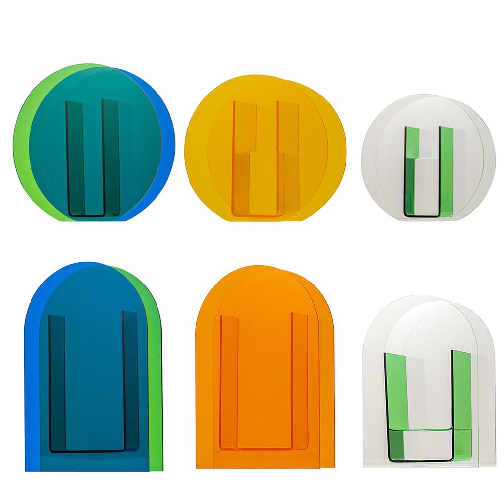 Acrylic Vase Flower Planter Pots Container Home Garden Decoration Style 1