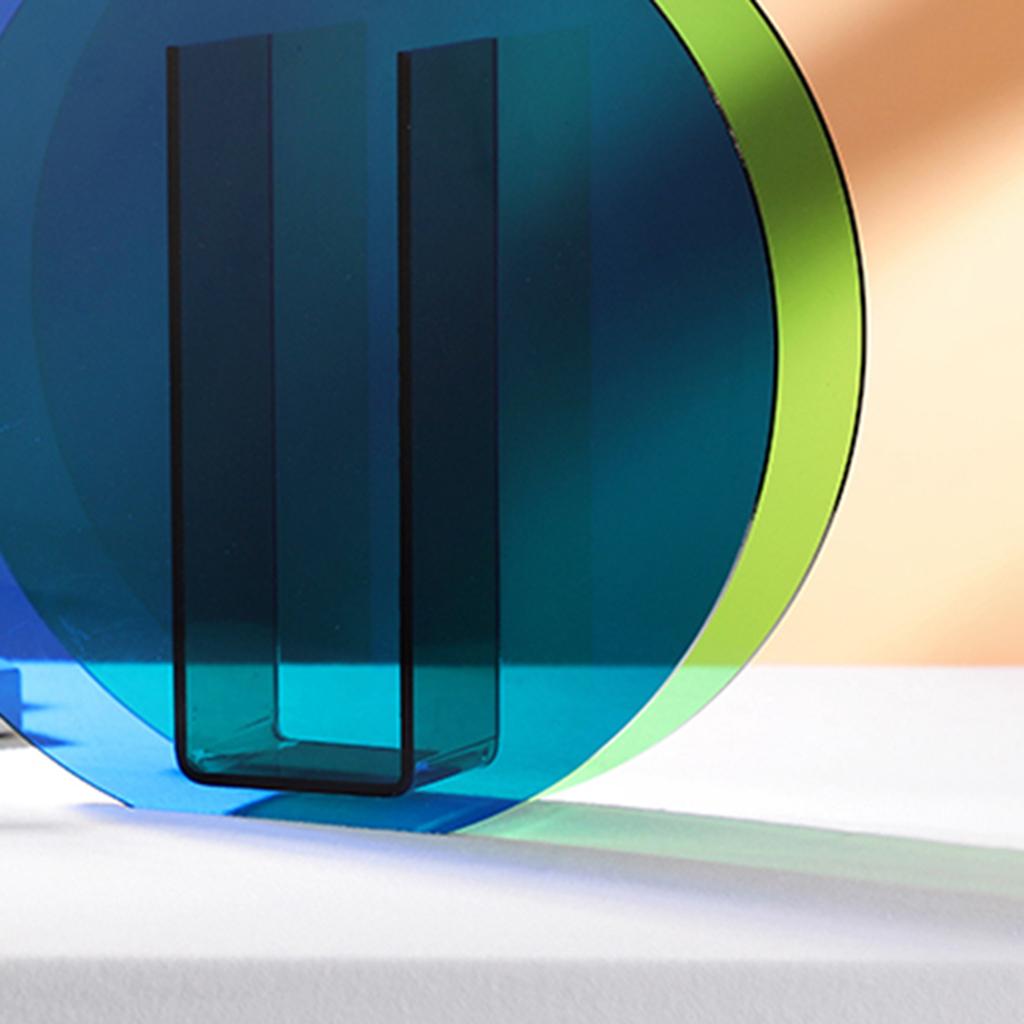 Acrylic Vase Flower Planter Pots Container Home Garden Decoration Style 3