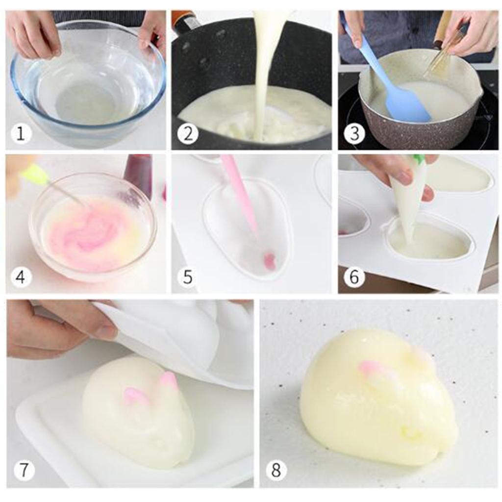 Silicone Cake Mold Chocolate Mousse Cake Moulds Jelly Pudding Cake Mold