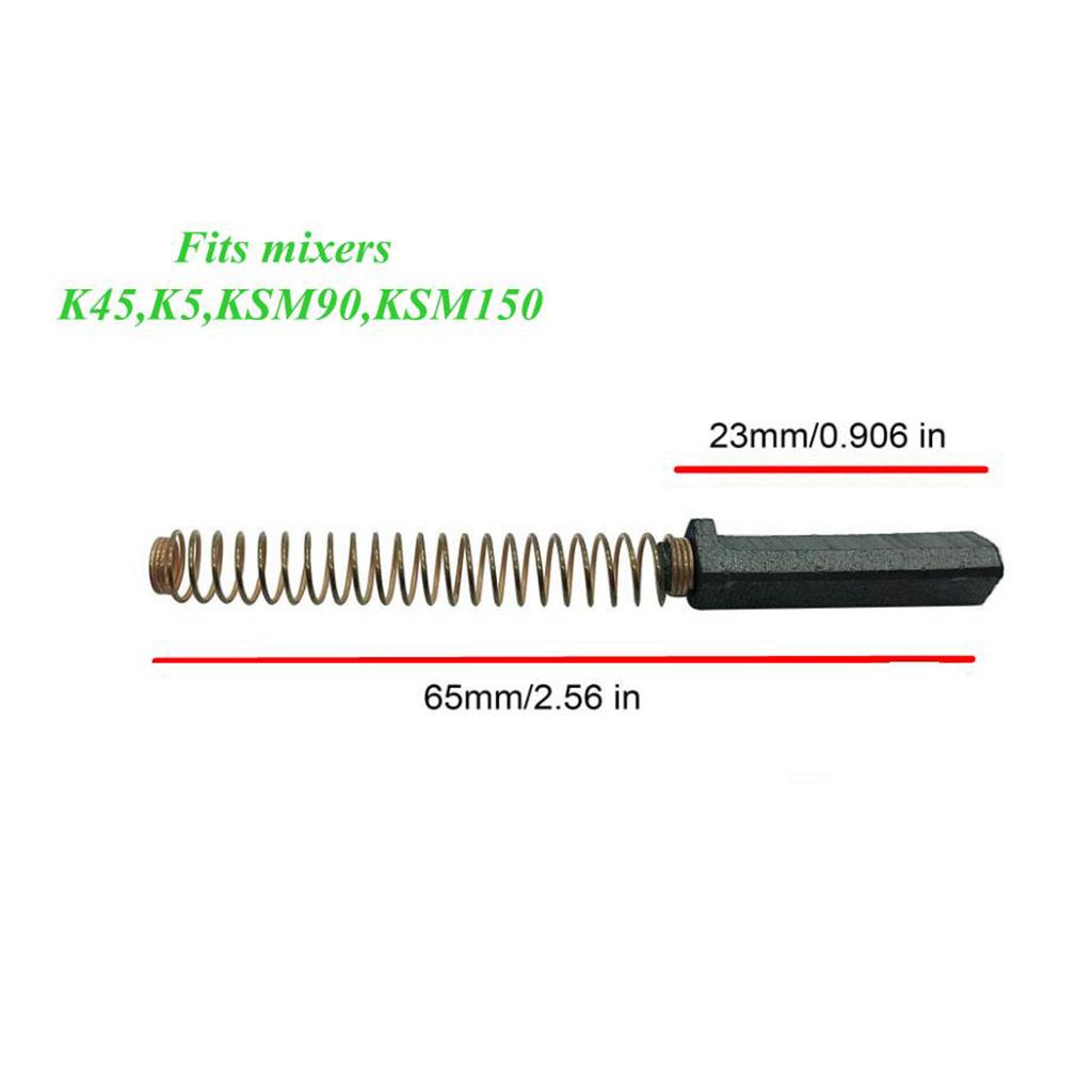 Carbon Brushes Replace Fit for Stand Mixer W10380496 W10260958 EA3495098