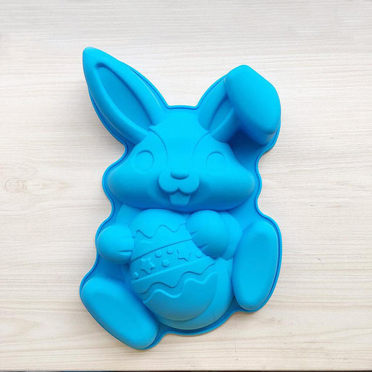 Easter Rabbit Bunny Silicone Cake Mold Mould for Home Bakery Baking Tool