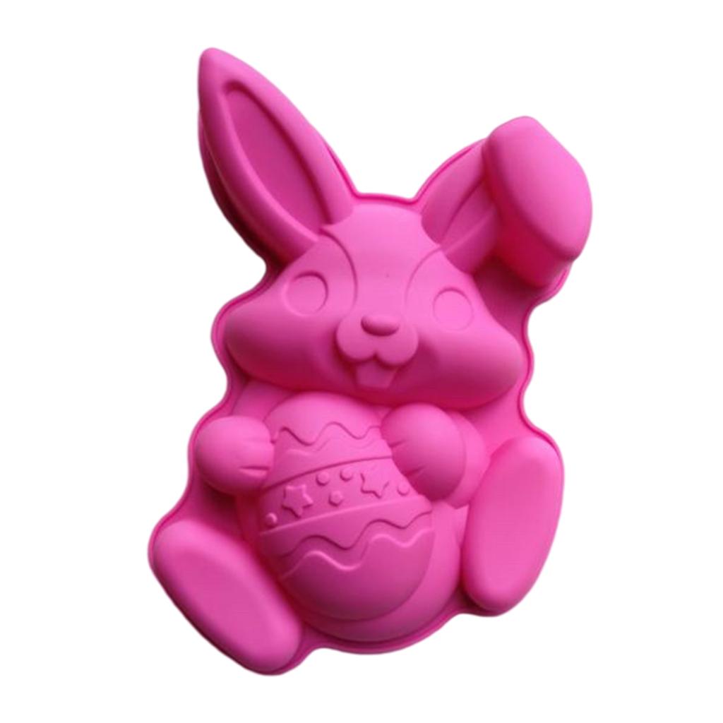 Easter Rabbit Bunny Silicone Cake Mold Mould for Home Bakery Baking Tool