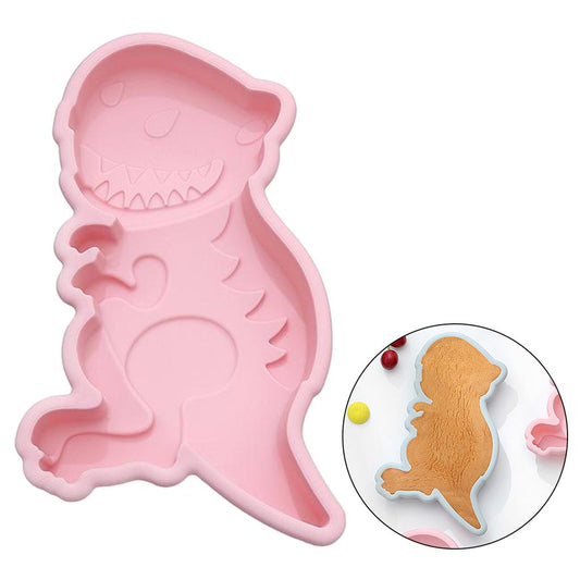 Easter Cake Mold Chocolate Candy Mold Fondant Making Tool Dinosaur Pink