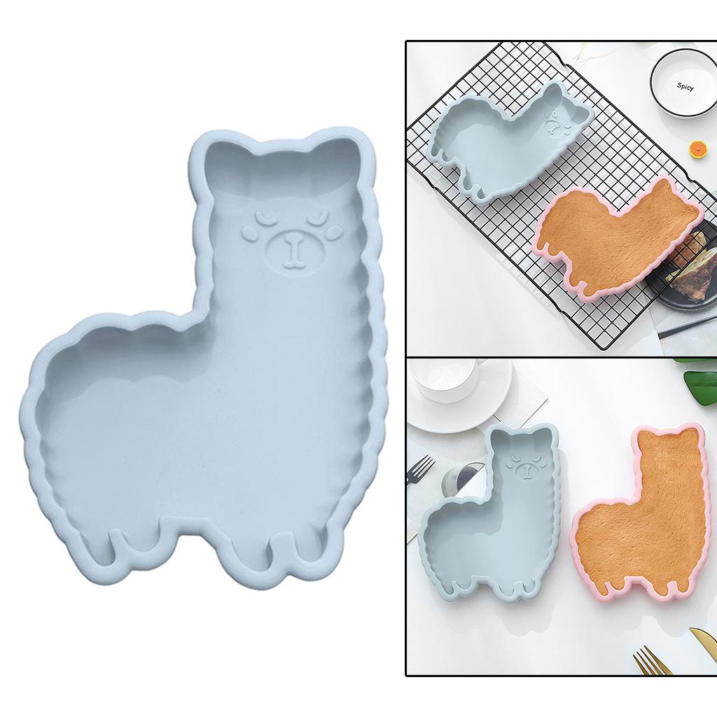 Easter Cake Mold Chocolate Candy Mold Fondant Making Tool Alpaca Blue