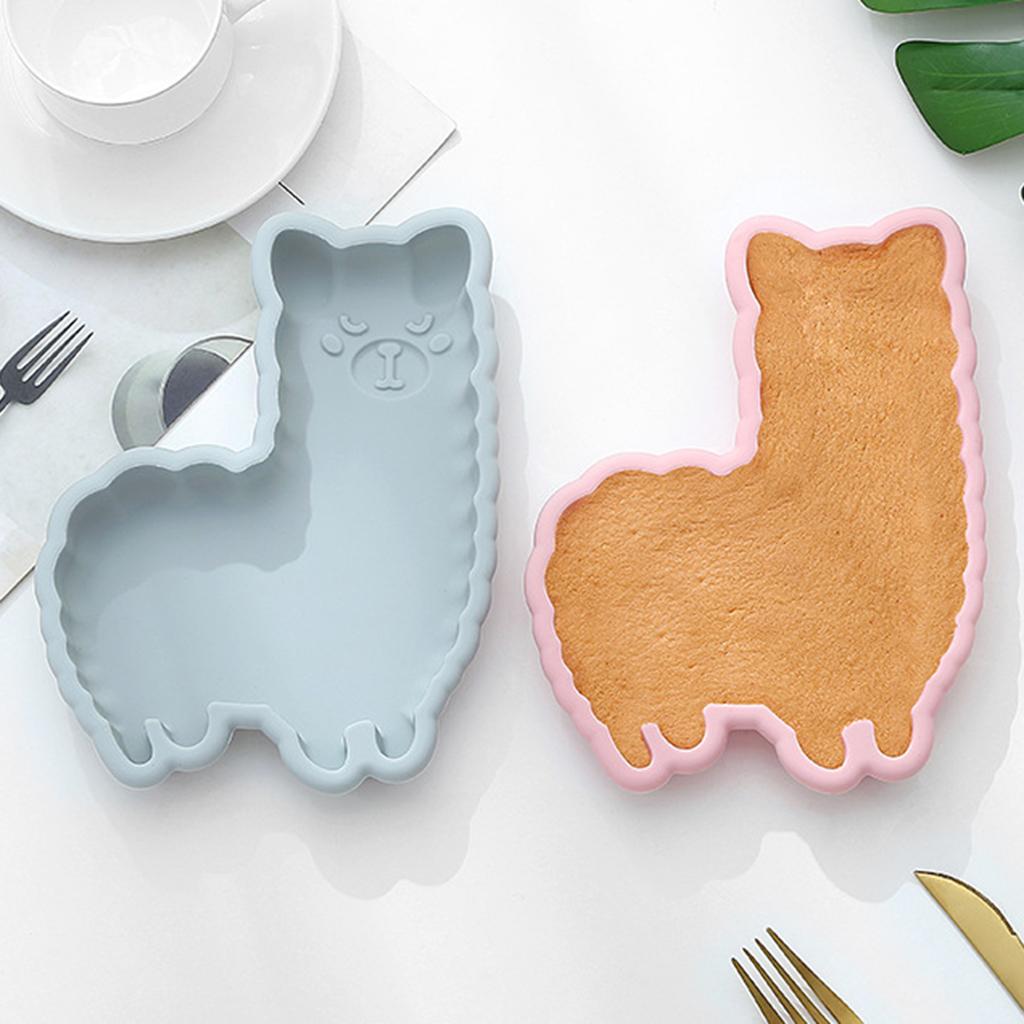 Easter Cake Mold Chocolate Candy Mold Fondant Making Tool Alpaca Blue