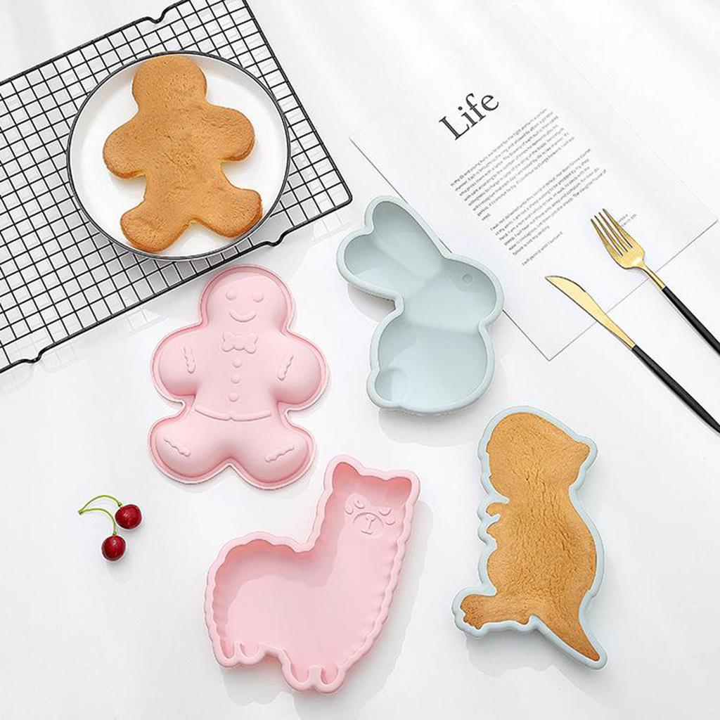Easter Cake Mold Chocolate Candy Mold Fondant Making Tool Rabbit Blue