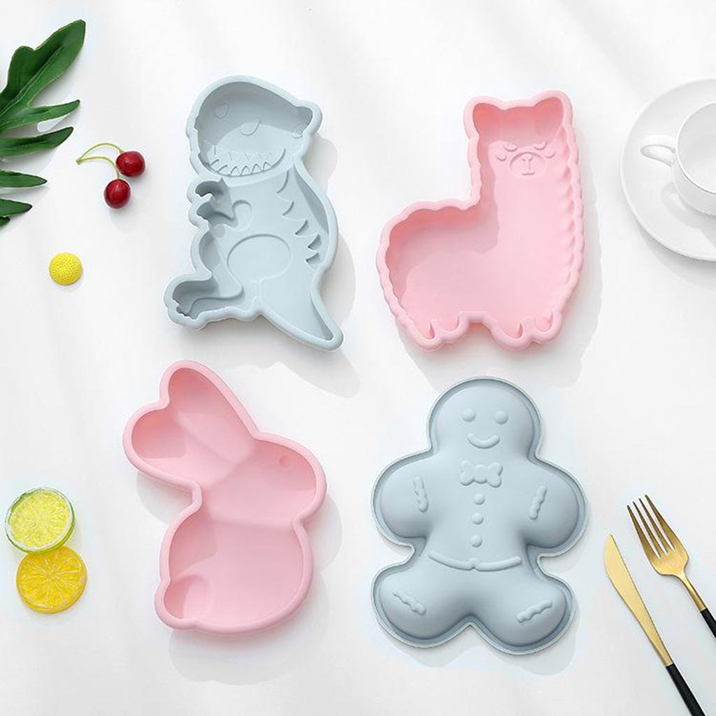 Easter Cake Mold Chocolate Candy Mold Fondant Making Tool Rabbit Blue