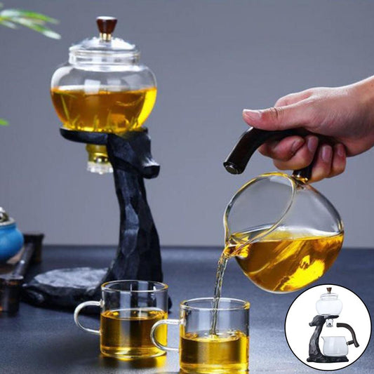 Kungfu Glass Tea Set Magnetic Water Diversion for Kitchen