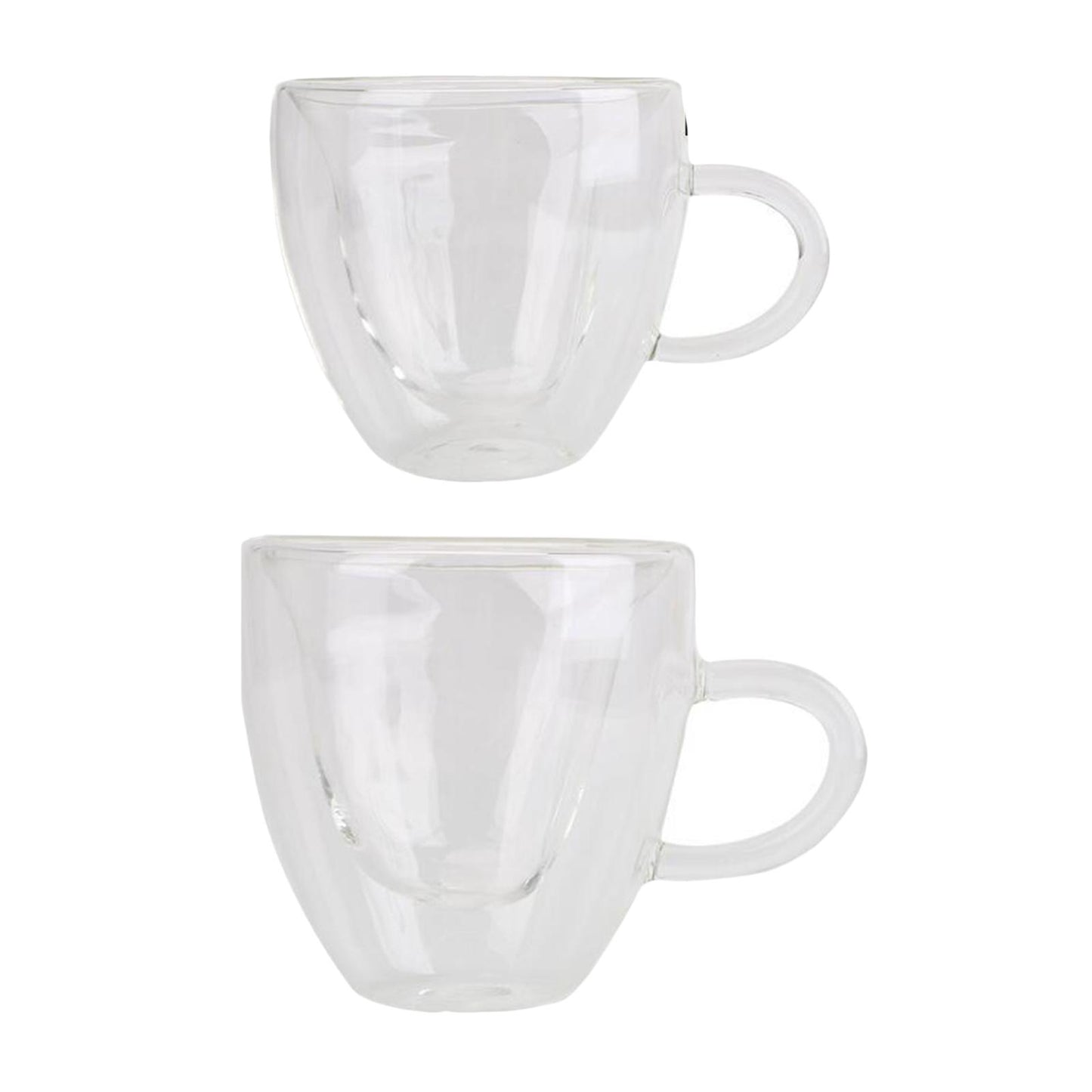 Small Clear Glass Tea Coffee Cup Mug Hot Chocolate Home KItchen Mugs 180ml
