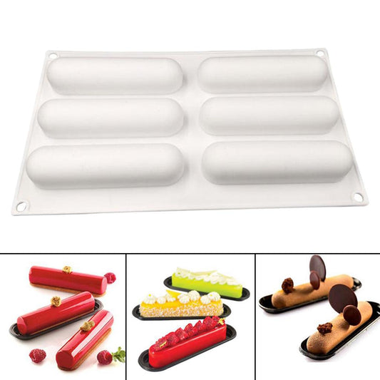 Long Strip Silicone Mold Mousse Baking Mould For DIY Cake Dessert Chocolate