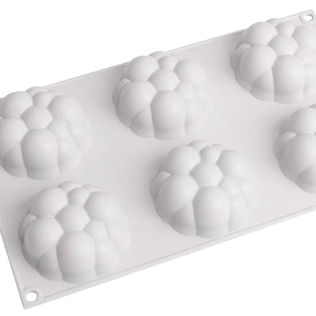 6 Holes Silicone Mold Mousse Baking Mould For DIY Cake Dessert Chocolate