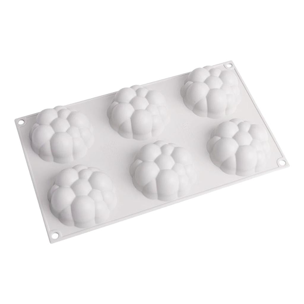6 Holes Silicone Mold Mousse Baking Mould For DIY Cake Dessert Chocolate