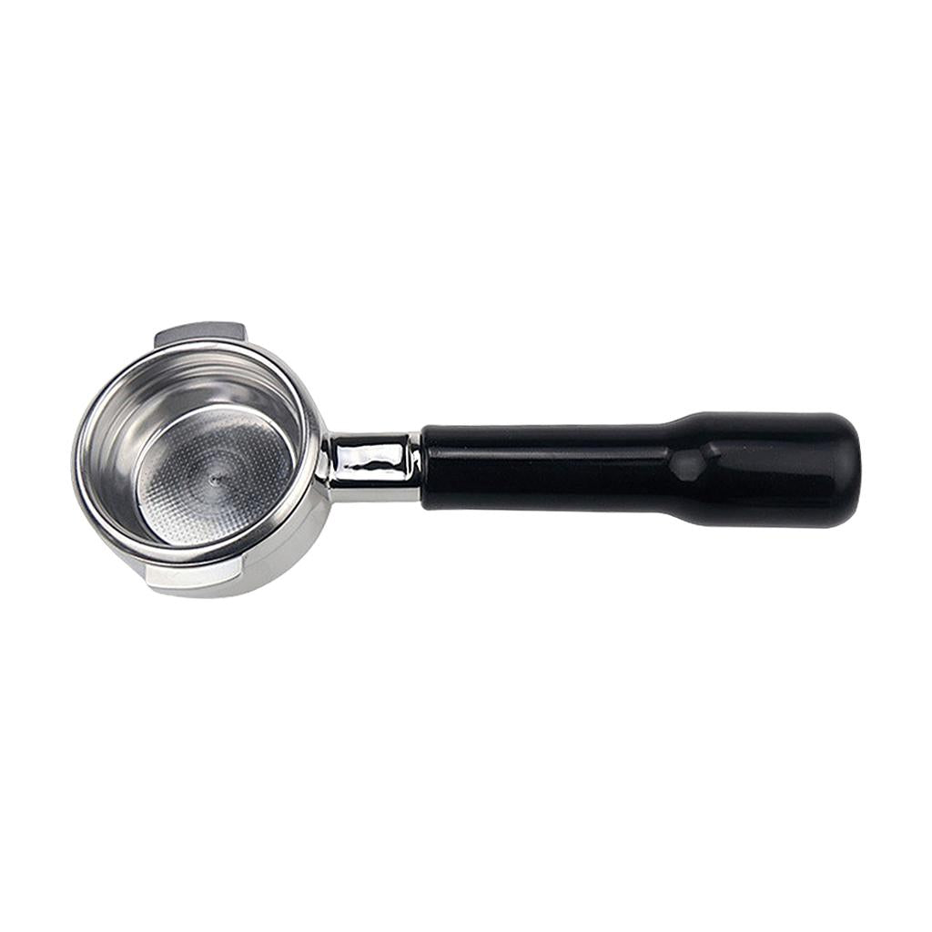 58mm Portafilter with Spout for Expobar E61 Coffee Machine, Stainless Steel Dual Spouts A