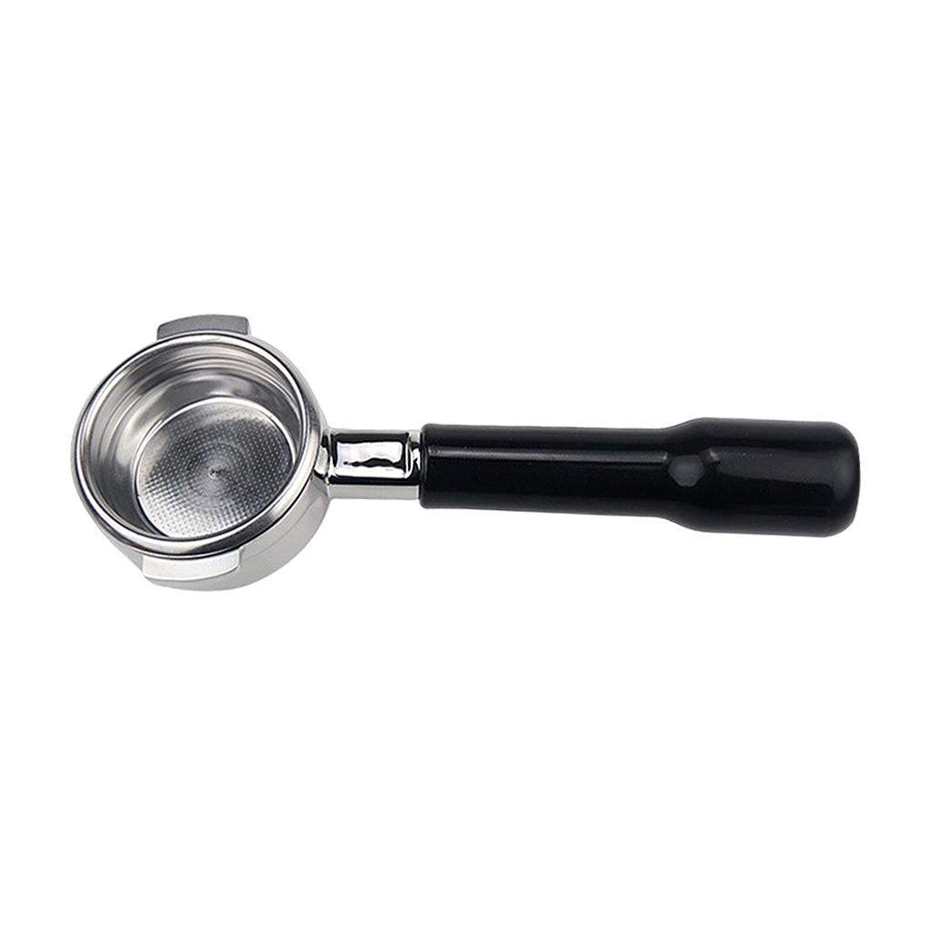 58mm Portafilter with Spout for Expobar E61 Coffee Machine, Stainless Steel Dual Spouts A