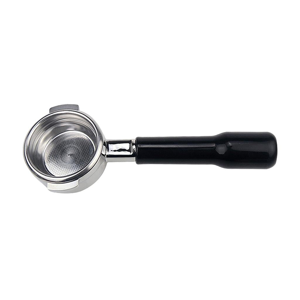 58mm Portafilter with Spout for Expobar E61 Coffee Machine, Stainless Steel Dual Spouts A