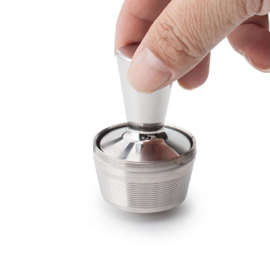 Coffee Capsules Stainless Steel Filter Cup Pods with Spoon and Brush