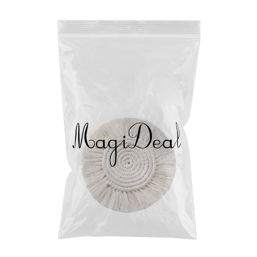 Handmade Braided Cup Mat Macrame Coasters Pad Table Mat Cotton  Style 1