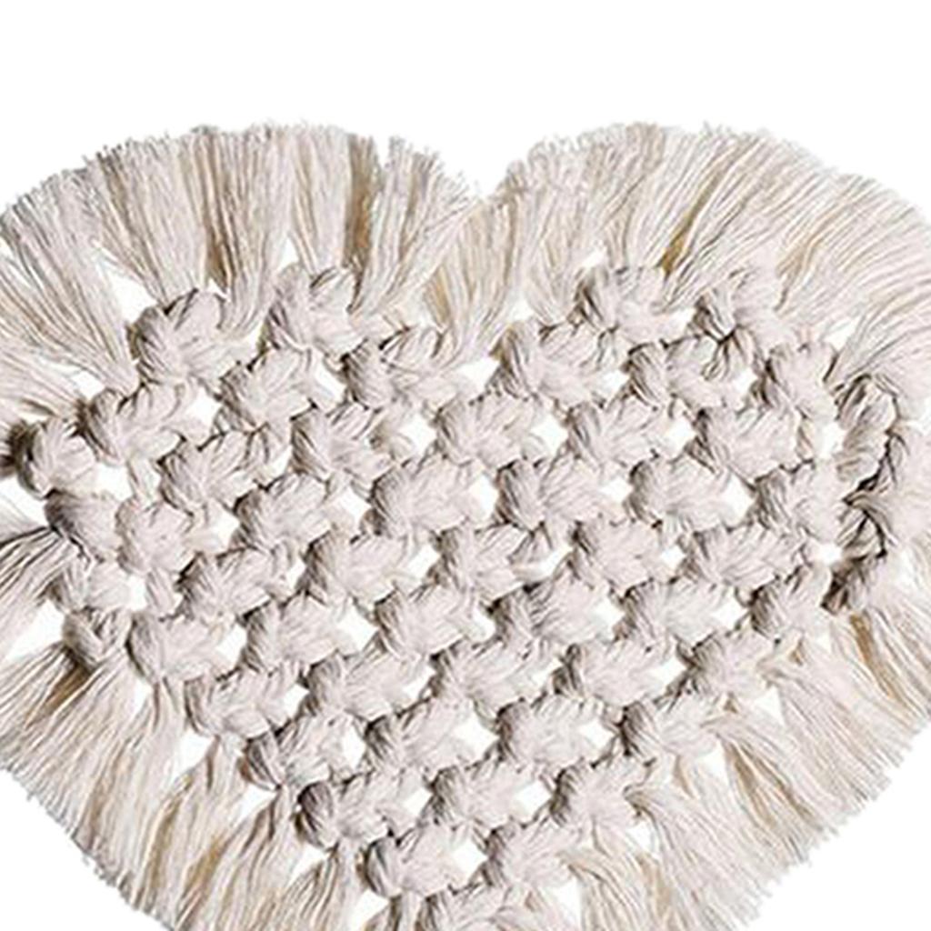 Handmade Braided Cup Mat Macrame Coasters Pad Table Mat Cotton  Style 4