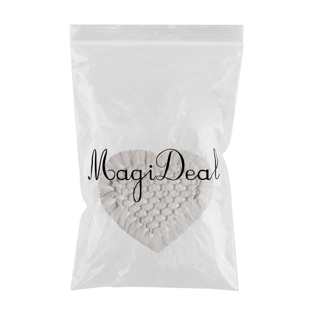 Handmade Braided Cup Mat Macrame Coasters Pad Table Mat Cotton  Style 4