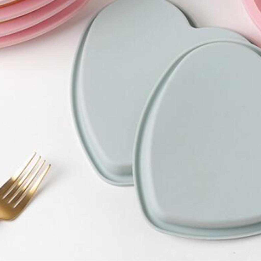 Silicone Cake Mold Cake Heart Shape Mousse Cake Moulds  6Inch Blue