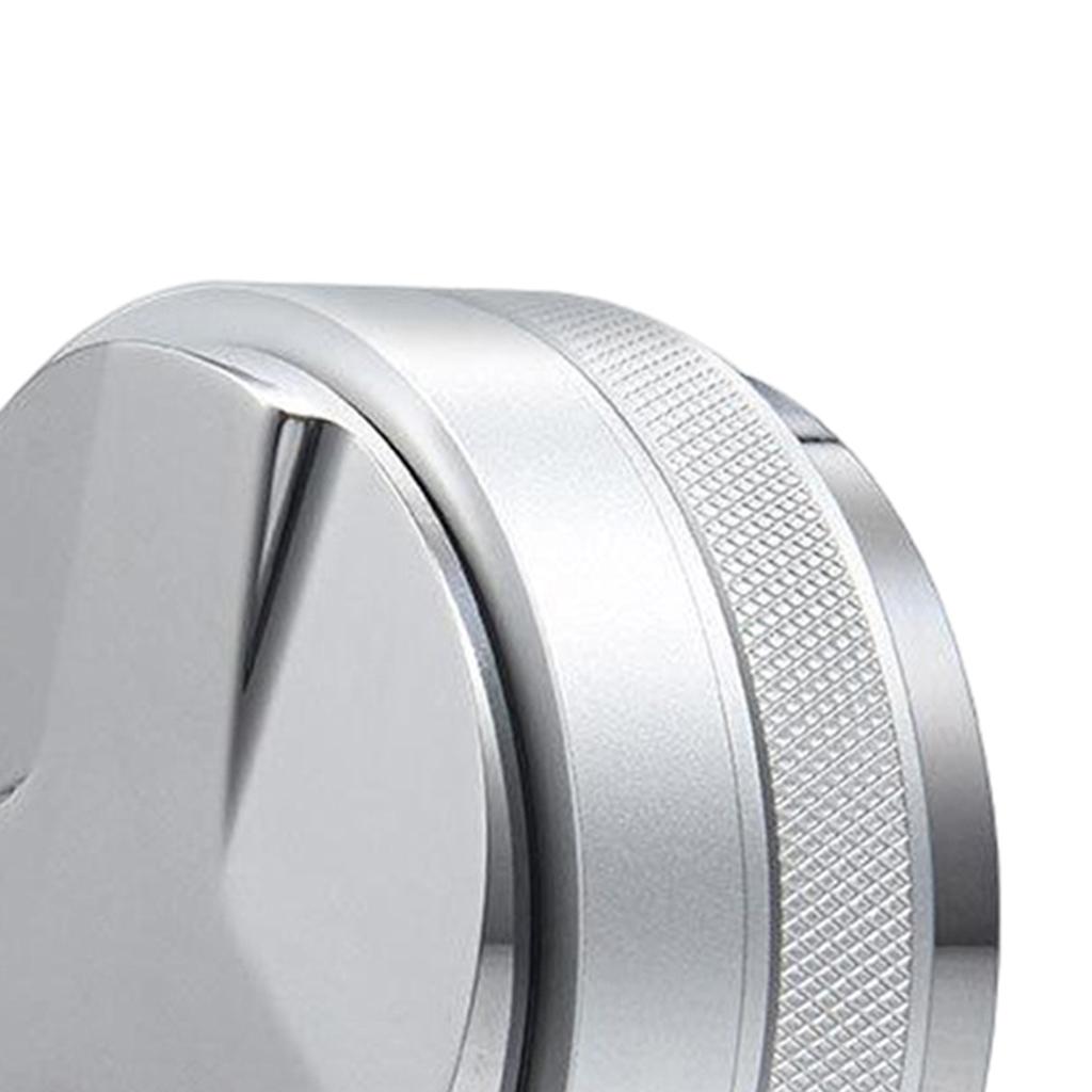 Coffee Distributor Leveler Tool Coffee Tamper Coffee Leveler  Silver 51mm