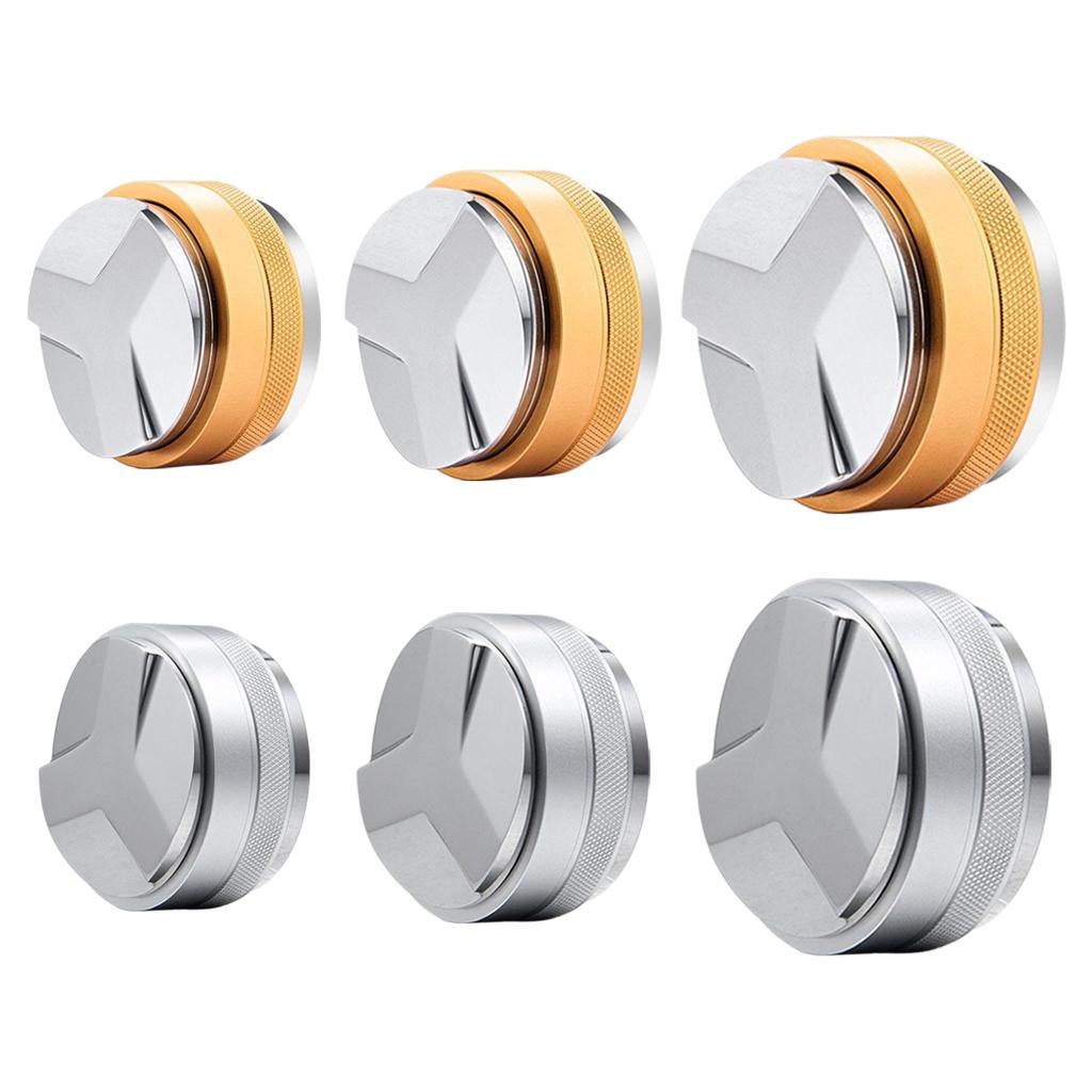 Coffee Distributor Leveler Tool Coffee Tamper Coffee Leveler  Silver 51mm