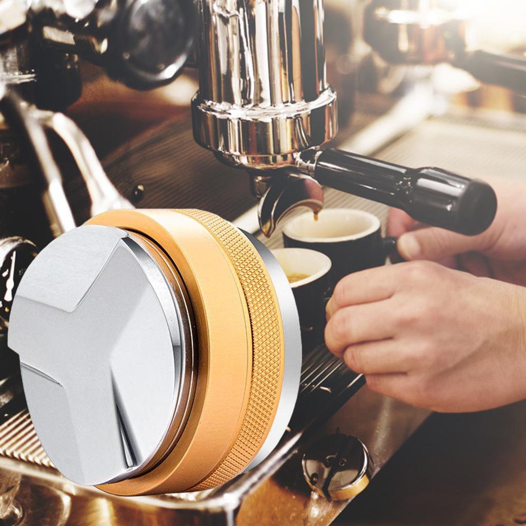 Coffee Distributor Leveler Tool Coffee Tamper Coffee Leveler  Golden 51mm