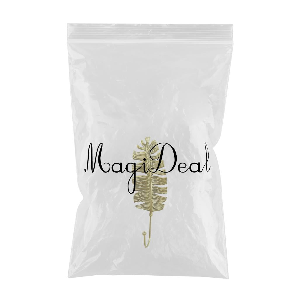 Leaf Shape Hook Door Wall Wardrobe Clothes Bag Key Hanger Home Decor Style 1